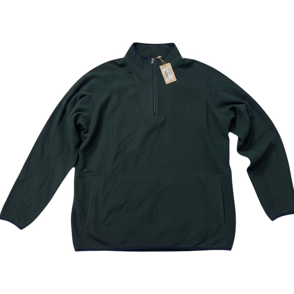 Peter Millar‎ Crown Sport 1/4 Zip Fleece Men's S Green Lightweight MF23EZ38